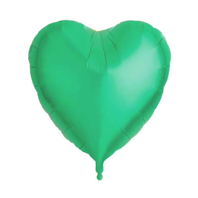 Kalp Folyo Balon Yeşil 18 INÇ